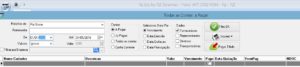 Janela de contas a pagar sistema RZ ERP